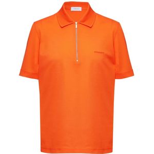 Ferragamo, Heren, Tops, Oranje, Maat: L Katoen,