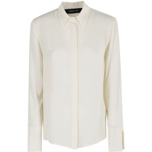 Federica Tosi, Dames, Blouses & Shirts, Wit, Maat: S