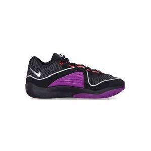 Nike Basketbalschoenen Kd16 Streetwear Zwart , Multicolor , Heren , Maat: 49 EU