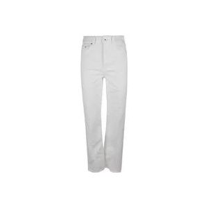 Lanvin Hoge Taille Skinny Jeans , White , Heren , Maat: W30