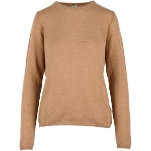 Eleventy, Dames, Truien, Bruin, Maat: XL Kasjmier,