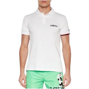 Iceberg, Heren, Tops, Wit, Maat: M Katoen,