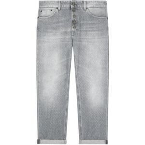 Dondup, Dames, Jeans, Grijs, Maat: W24 Katoen,