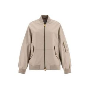 Pinko Monterosi Bomberjack , Beige , Dames , Maat: XS