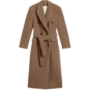 Golden Goose, Dames, Mantels, Beige, Maat: XS Wol,