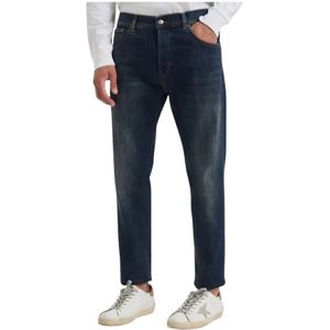 Dondup, Heren, Jeans, Blauw, Maat: W33 Denim,