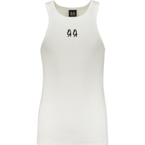 44 Label Group, Heren, Tops, Wit, Maat: M Katoen,