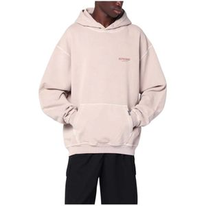 Represent, Heren, Sweatshirts & Hoodies, Roze, Maat: XL Katoen,