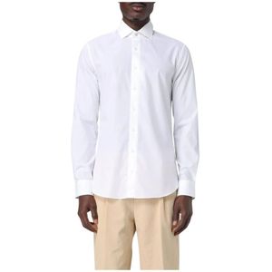 Michael Kors, Heren, Overhemden, Wit, Maat: 3XL Katoen,