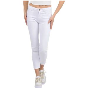 Fracomina, Dames, Jeans, Wit, Maat: W30 Denim,