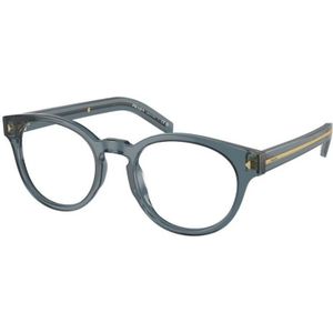 Prada, Heren, Accessoires, Blauw, Maat: 52 MM