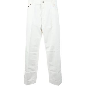 Peserico, Dames, Jeans, Wit, Maat: W29 Katoen,