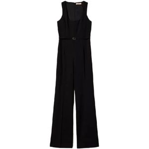 Twinset, Dames, Jumpsuits & Playsuits, Zwart, Maat: S Viscose,