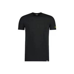 Dsquared2 Upgrade je casual garderobe met deze stijlvolle heren T-shirt , Black , Heren , Maat: S