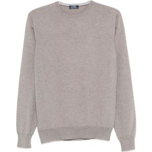 Barba, Heren, Truien, Beige, Maat: 2XL Wol,