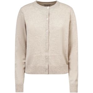 MC2 Saint Barth, Dames, Truien, Beige, Maat: M Wol,