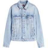 Tommy Jeans, Heren, Jassen, Blauw, Maat: XS Katoen,