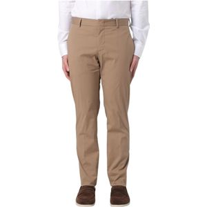 PT Torino, Heren, Broeken, Bruin, Maat: XL Katoen,