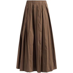 Max Mara, Dames, Rokken, Bruin, Maat: S