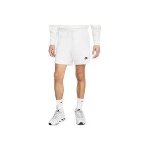 Nike Flow Shorts in French Terry , White , Heren , Maat: M