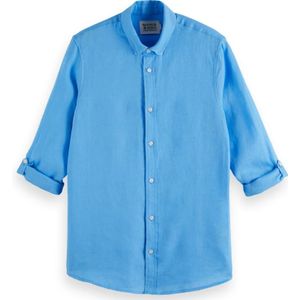 Scotch & Soda, Heren, Overhemden, Blauw, Maat: M