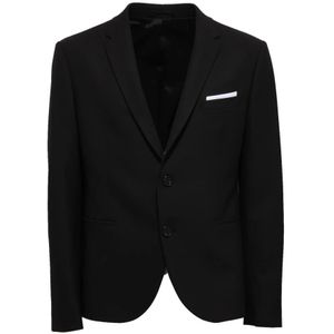 Neil Barrett, Heren, Jassen, Zwart, Maat: XL Zijde,