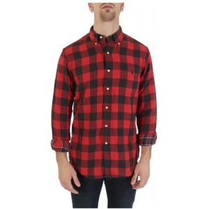 Ralph Lauren, Heren, Overhemden, Veelkleurig, Maat: M Katoen,