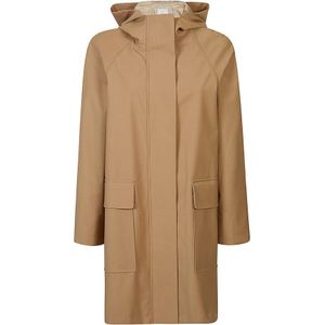 Eleventy, Dames, Jassen, Beige, Maat: 2XS Wol,