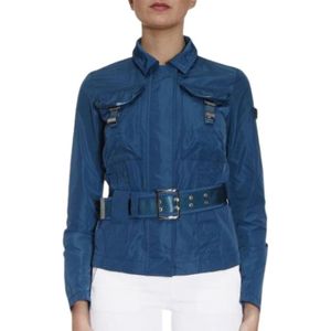 Peuterey, Dames, Jassen, Blauw, Maat: XS Denim,