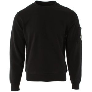 C.p. Company, Heren, Sweatshirts & Hoodies, Zwart, Maat: M Katoen,