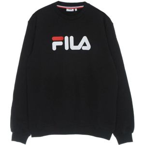 Fila, Heren, Sweatshirts & Hoodies, Zwart, Maat: XL Katoen,