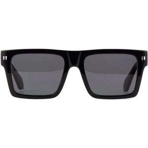 Lawton's - Zonnebril - Off-White - Acetaat - Vierkant Frame