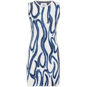 Philipp Plein, Dames, Jurken, Wit, Maat: XS Lame,