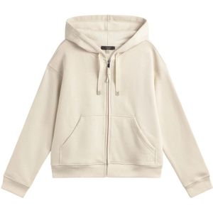 Weekend Max Mara, Dames, Sweatshirts & Hoodies, Beige, Maat: L Katoen,