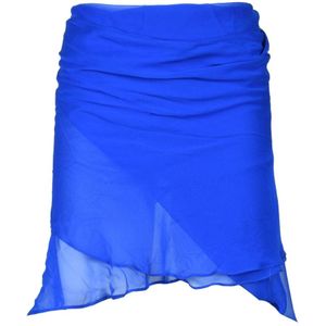 Laquan Smith, Dames, Rokken, Blauw, Maat: S Zijde,