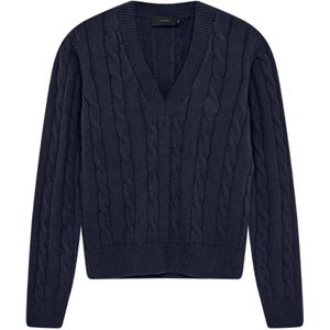 Copenhagen Muse, Dames, Truien, Blauw, Maat: L Katoen,