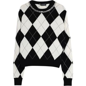 Kaos, Dames, Truien, Veelkleurig, Maat: M Wol,