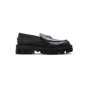 Versace Leren loafers , Black , Heren , Maat: 43 EU