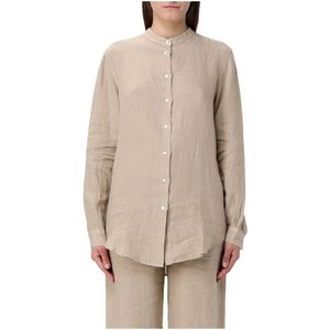 Fay, Dames, Blouses & Shirts, Beige, Maat: S