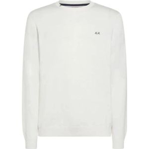 Sun68, Heren, Sweatshirts & Hoodies, Wit, Maat: 2XL