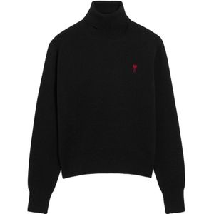 Ami Paris, Heren, Truien, Zwart, Maat: M