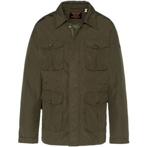 Schott Nyc, Heren, Jassen, Groen, Maat: S Katoen,