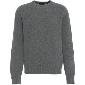 Herno, Heren, Truien, Grijs, Maat: XL Wol,