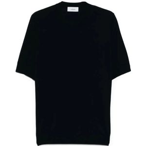 Lardini, Heren, Tops, Zwart, Maat: 2XL Katoen,