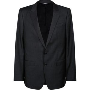 Dolce & Gabbana, Heren, Jassen, Zwart, Maat: L