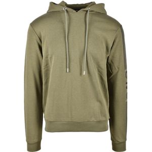 Costume National, Heren, Sweatshirts & Hoodies, Groen, Maat: S Katoen,