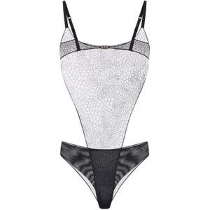 Elisabetta Franchi, Dames, Tops, Zwart, Maat: S Polyamide,