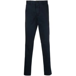 Tommy Hilfiger, Heren, Broeken, Blauw, Maat: W34 L32 Katoen,
