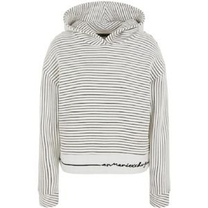 Armani Exchange, Dames, Sweatshirts & Hoodies, Wit, Maat: S Katoen,