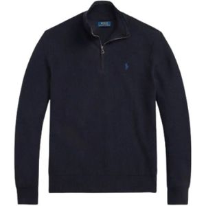 Polo Ralph Lauren, Heren, Sweatshirts & Hoodies, Blauw, Maat: M Katoen,